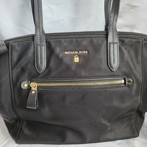 Michael Kors Nylon Black Tote Bag
